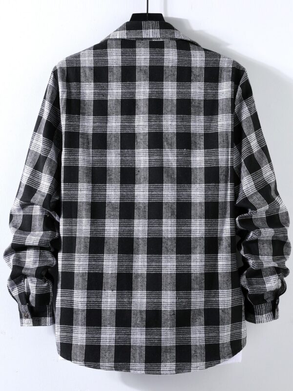 Hypemode Men Plaid Button Up Shirt