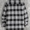 Homme Men Plaid Print Shirt Without Tee