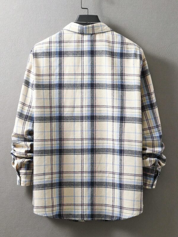 Hypemode Men Plaid Print Shirt Without Tee